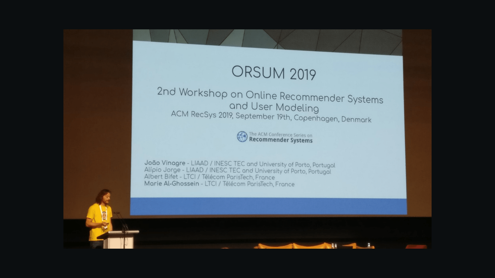 Workshop em Sistemas de Recomendação e Modelação de Utilizadores
