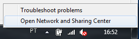Open Network and Sharing Center