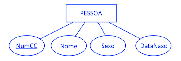Entidade exemplo - diagrama ER